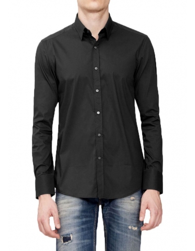 Slim Fit - Overhemden - Zwart - Antony Morato