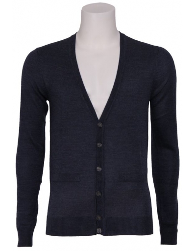 Blue melange - Truien en vesten - Blauw - Antony Morato