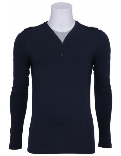 V-hals - T-shirts - Blauw - Antony Morato