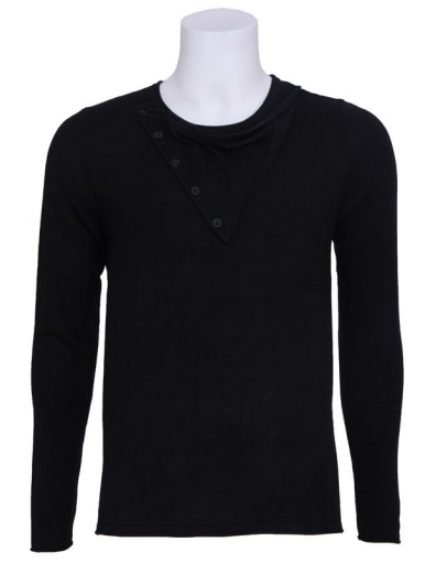 Longsleeve pop heart - Truien en vesten - Zwart - Antony Morato