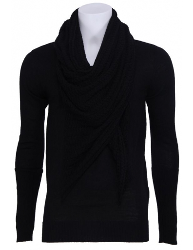 Longsleeve pop heart AM - Truien en vesten - Zwart - Antony Morato