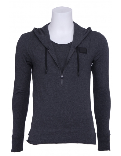 Pop heart sportieve longsleeve - Truien en vesten - Grijs - Antony Morato