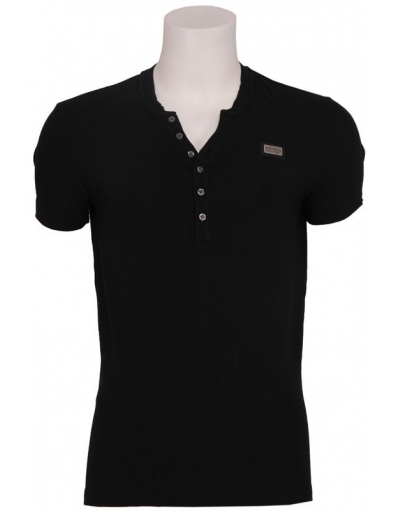 Tropical nicht bl - T-shirts - Zwart - Antony Morato