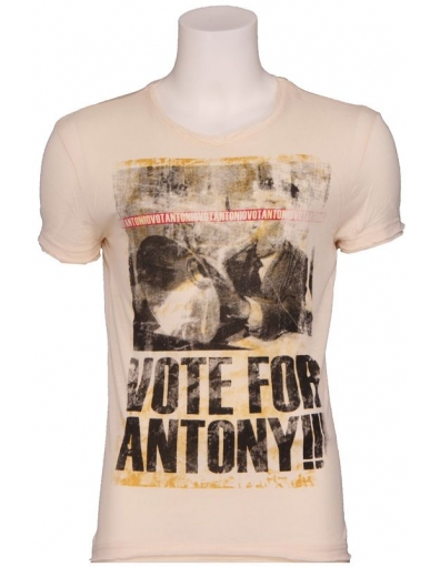 1004 POSTCARD FROM ITALY - T-shirts - Beige - Antony Morato