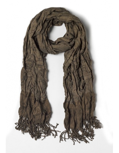 Scarf with wrinkled effect - Accessoires - Groen - Antony Morato