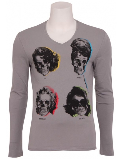 9008 MOVIE STAR - T-shirts - Grijs - Antony Morato
