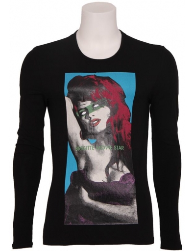 NERO STAR MOVIE - Longsleeves - Zwart - Antony Morato