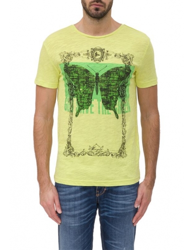 SAVE THE GREEN - T-shirts - Geel - Antony Morato