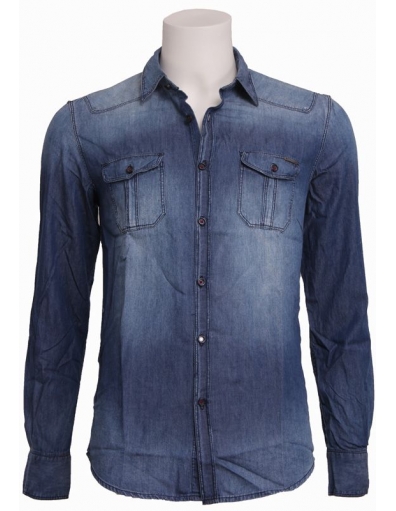 7010 DENIM - Overhemden - Blauw - Antony Morato