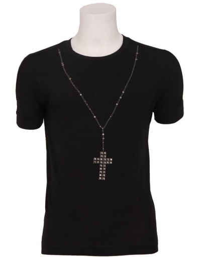 9000 NERO MINIMAL ROCK - T-shirts - Zwart - Antony Morato