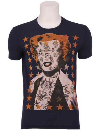 7009 RETRO - T-shirts - Blauw - Antony Morato