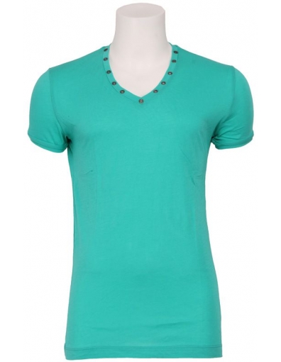 4017 MINIMAL ROCK - T-shirts - Groen - Antony Morato