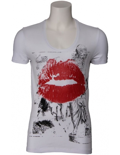 lips - Shirts en tops - Wit - Antony Morato